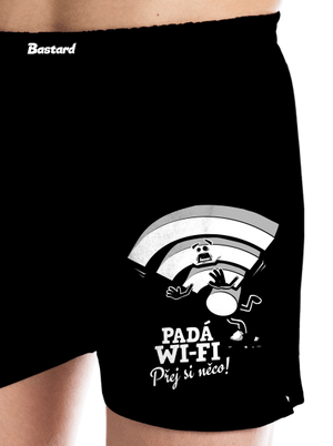 Padá wi-fi pánské trenky Black