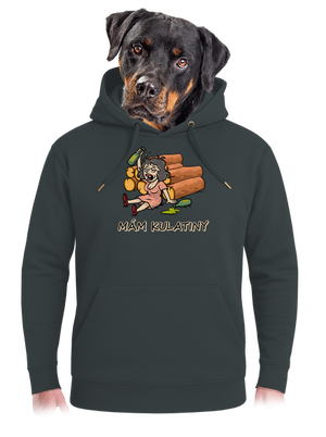 Mám kulatiny unisex mikina premium Charcoal