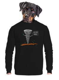 unisex mikina bez kapuce