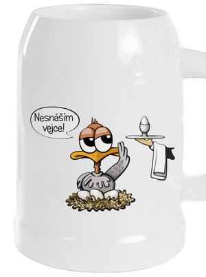 Nesnáším vejce půllitr White