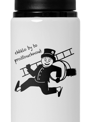 Kominíček lahev na vodu White