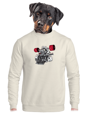 unisex mikina bez kapuce