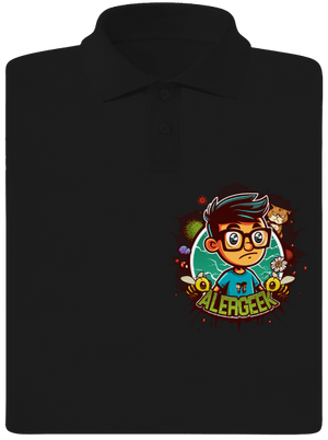 Alergeek pánská polokošile Black