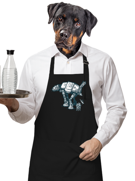 AT-AT zástěra Black