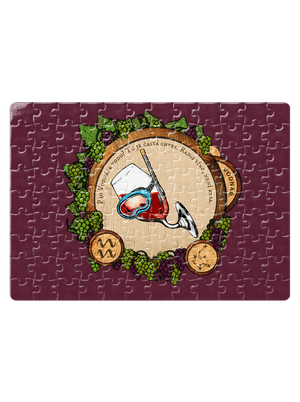 Vinný horoskop: Vodnář puzzle White