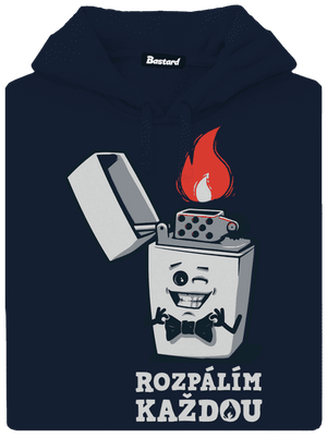 Rozpálím každou pánská mikina klokanka Navy
