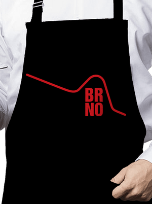 Brno zástěra Black