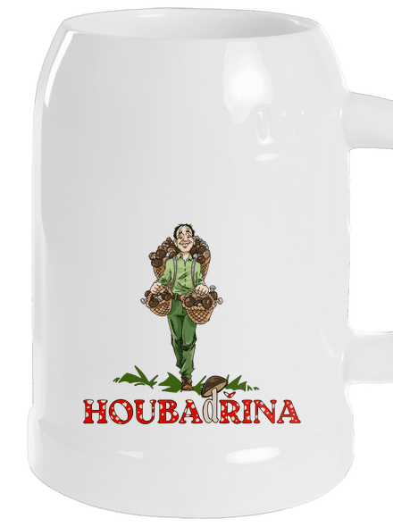 Houbadřina půllitr White