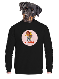 unisex mikina bez kapuce