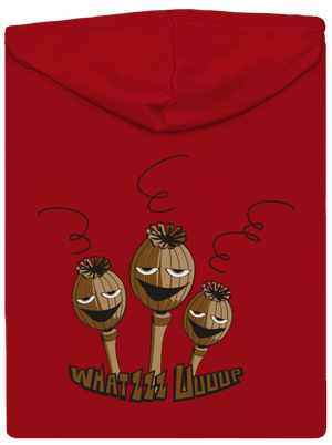 Makovice pánská mikina na zip Red