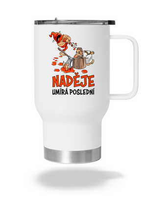 Naděje umírá poslední termohrnek White