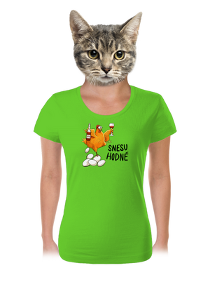 Snesu hodně dámské tričko Apple Green