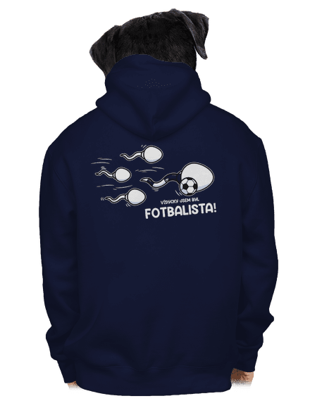 Vždycky jsem byl... pánská mikina na zip Navy