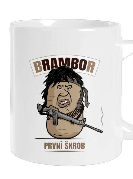 Brambor velký hrnek White