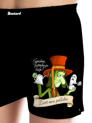 Potřebuju kafe! – Život není pohádka pánské trenky Black