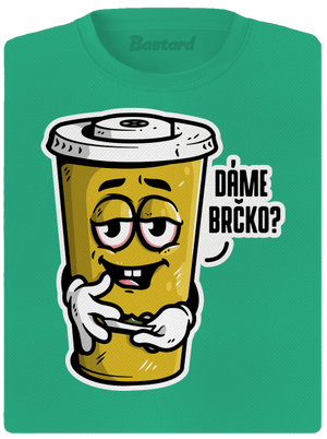 Dáme brčko? dámské sportovní tričko Mint Mal