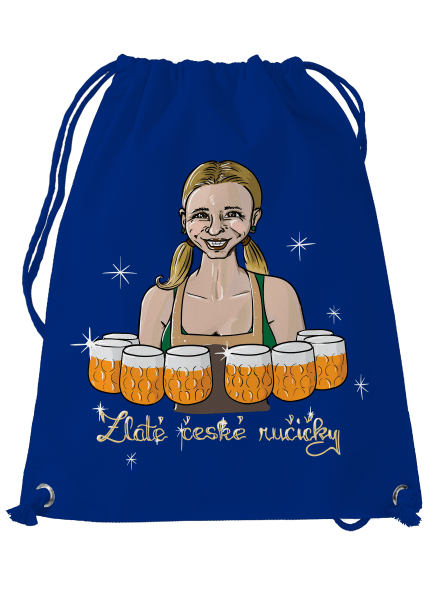 České ručičky vak Royal Blue Mal