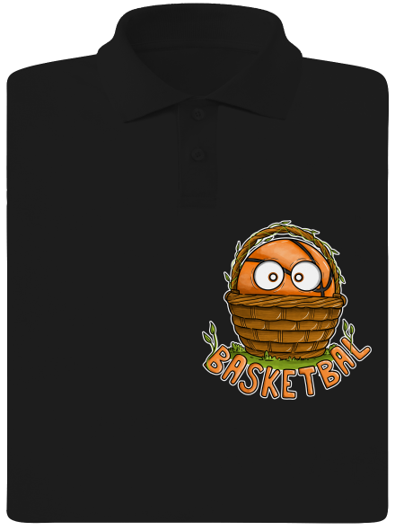Basketbal pánská polokošile Black