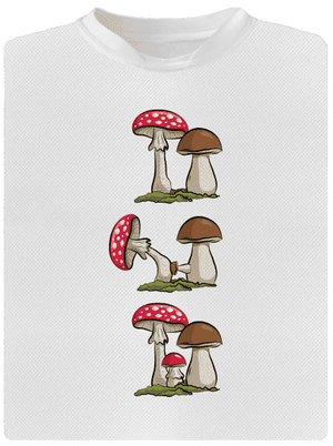 Z houbařské kroniky pánské sportovní tričko White