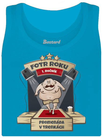 Fotr roku dámské tílko klasické Blue Atol