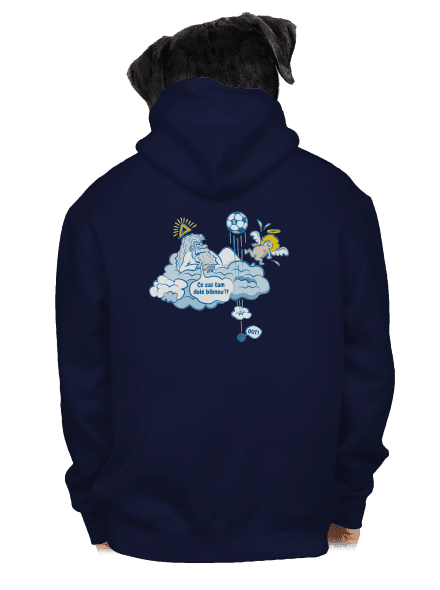 Out pánská mikina na zip Navy
