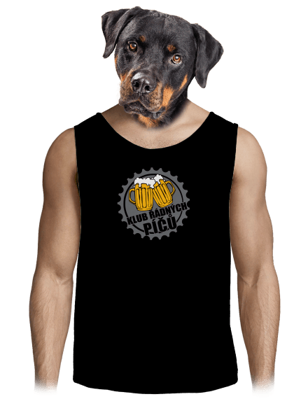 Klub řádných píčů pánské tílko Black