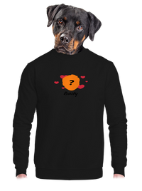 unisex mikina bez kapuce