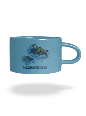 Kámen úrazu hrnek makronka Blue Macaron