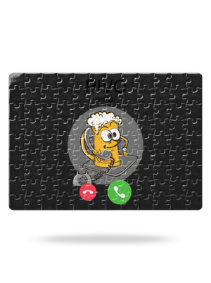 Pivo volá puzzle White