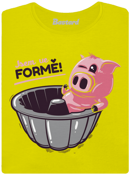 Ve formě dámské tričko premium Lemon