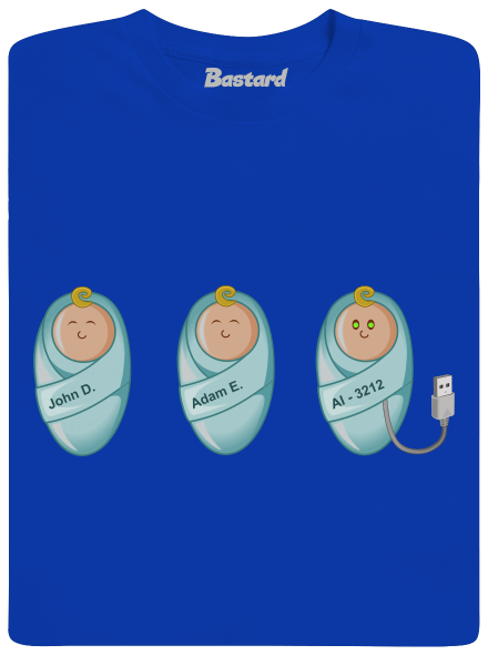 AI baby pánské tričko Royal Blue