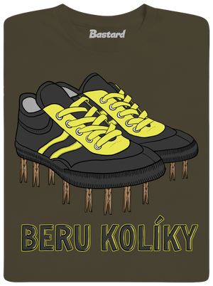 Beru kolíky pánské dlouhý rukáv Urban Khaki