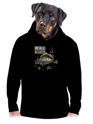 Dneska už nezaberu pánská mikina klokanka Black