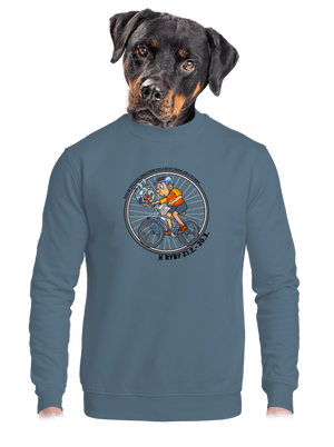 unisex mikina bez kapuce