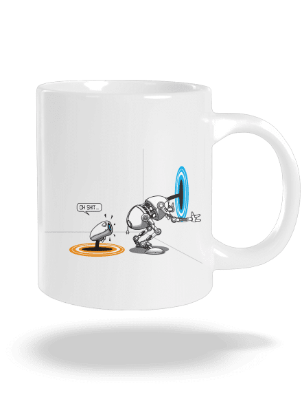 Portal velký hrnek White