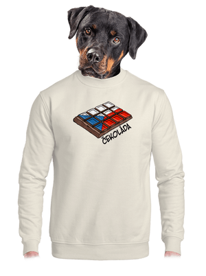 unisex mikina bez kapuce