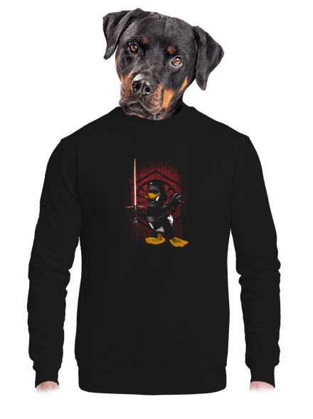 Kylo Duck unisex mikina bez kapuce Black