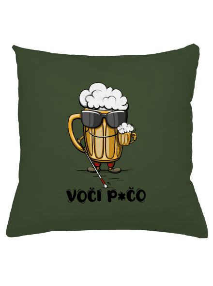 Voči p*čo polštář Olive Green