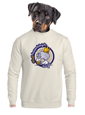 unisex mikina bez kapuce