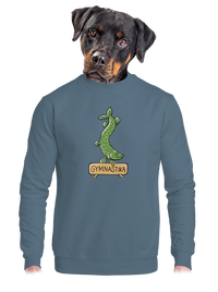 unisex mikina bez kapuce