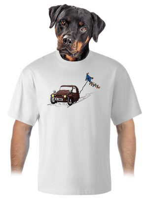 unisex tričko oversized