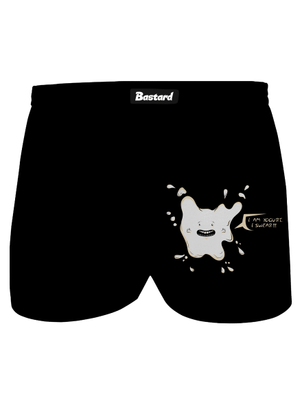 Jogurt pánské trenky Black
