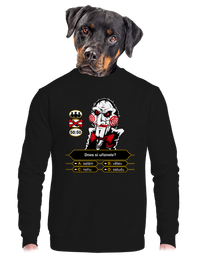 unisex mikina bez kapuce