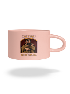 Zase práce? hrnek makronka Pink Macaron