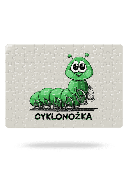 Cyklonožka puzzle White