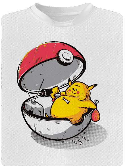 Konec pokémona dětské sportovní tričko White