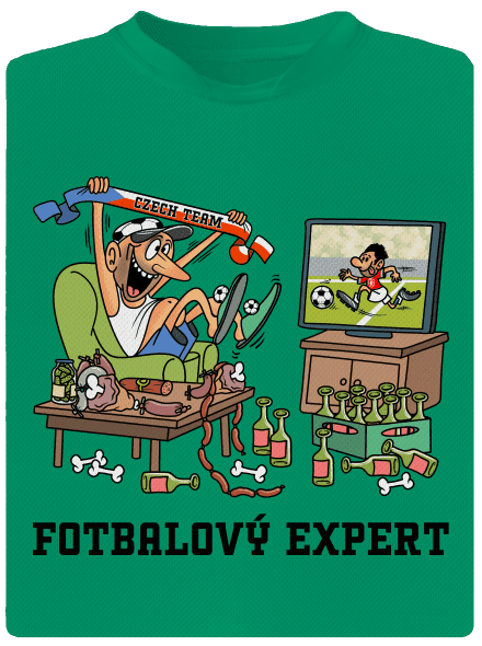 Fotbalový expert pánské sportovní tričko Kelly Green Mal