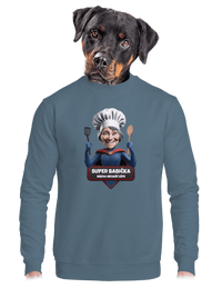 unisex mikina bez kapuce
