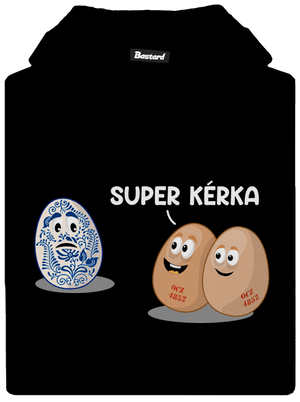 Super kérka dětská mikina klokanka Black