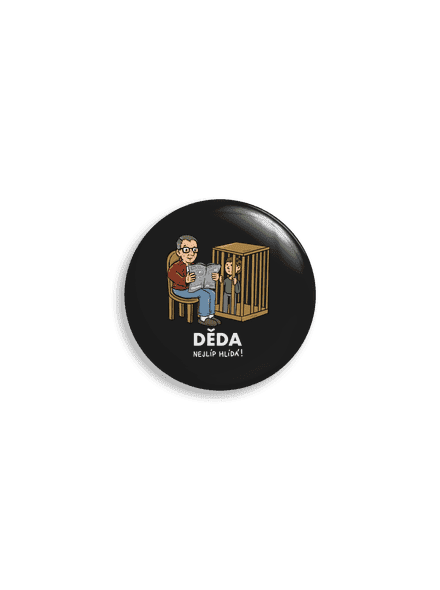 Děda hlídá placka uni